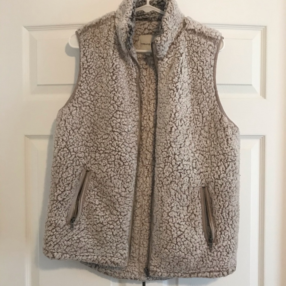 **FLEECE VEST** by Thread & Supply